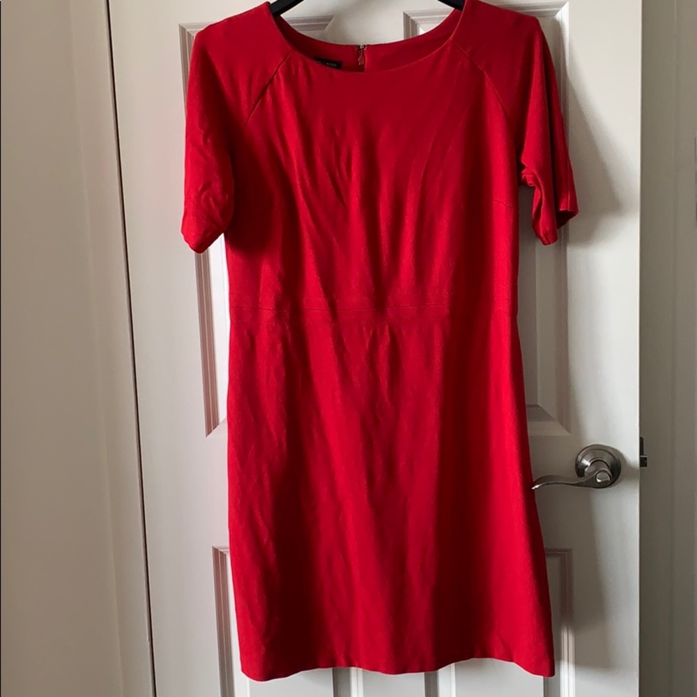 Red Holiday Christmas Dress Talbots